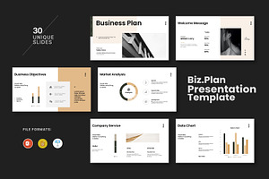Business Plan Presentation Template, a Presentation Template by slidestock55
