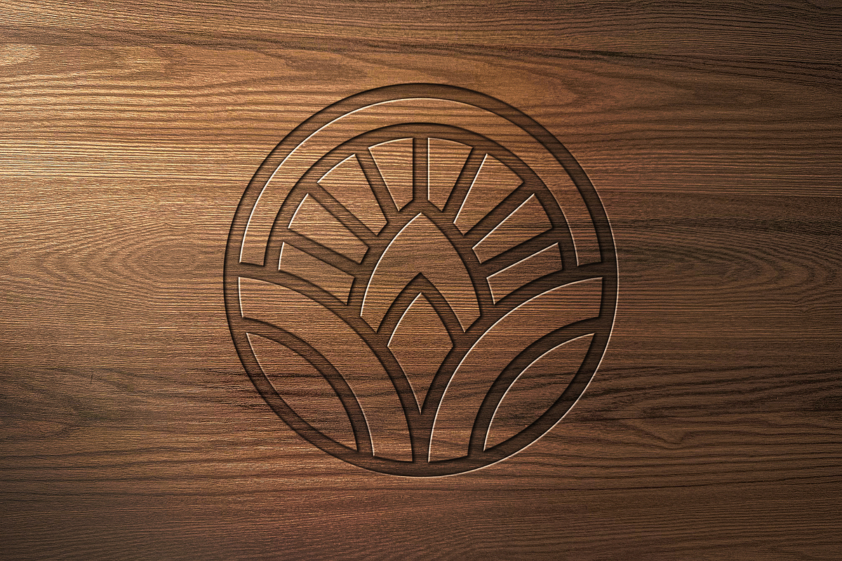 Debossed Wood Logo Mockup, a Mockup by Design Squad (Photo 4 of 5)