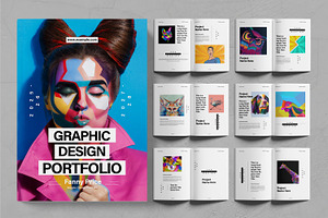 Graphic Designer Portfolio Layout, a Brochure Template by ContestDesign