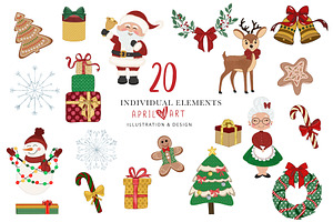 Merry Little Christmas Clipart