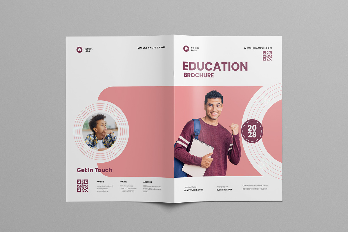 Education Brochure Template Canva, a Brochure Template by Pixelpick (Photo 6 of 9)