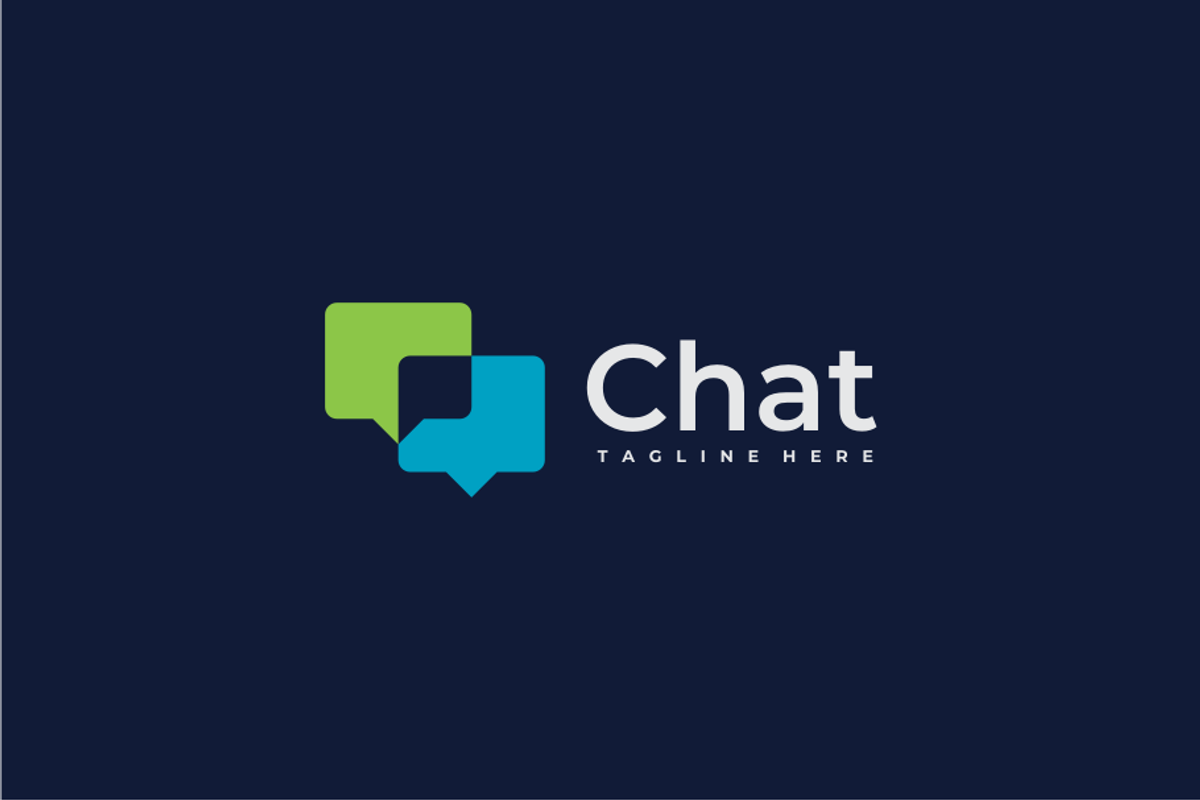 Chat Logo Template, a Branding & Logo Template by yopie (Photo 1 of 3)
