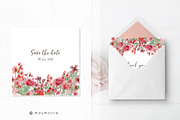 Floral vector invitation, BG 06, an Illustration by May • SHO (Thumbnail 1 of 4)