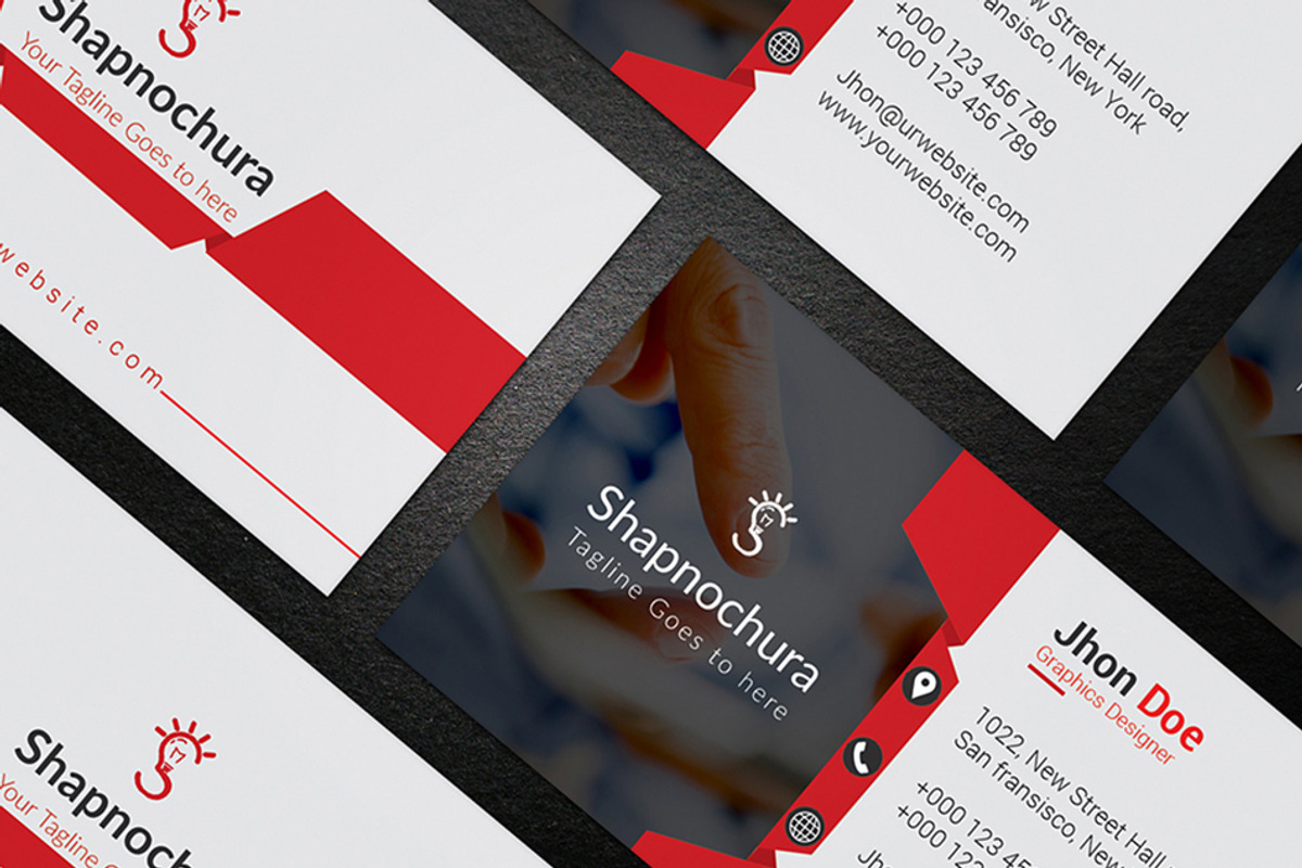 Elegant Creative Business Card - 36, a Business Card Template by Shapnochura Design Studio (Photo 1 of 4)