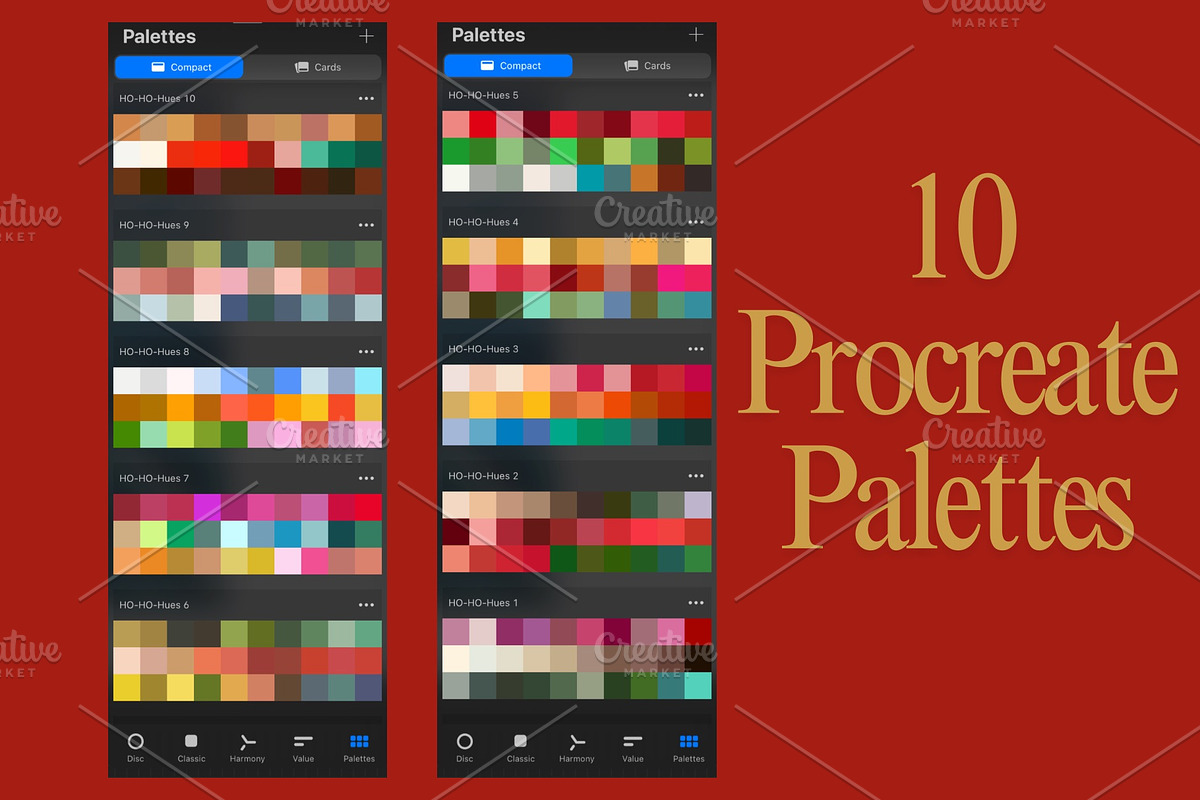 Procreate Christmas Palettes, a Palette Add-On by My Creative Corner (Photo 2 of 2)