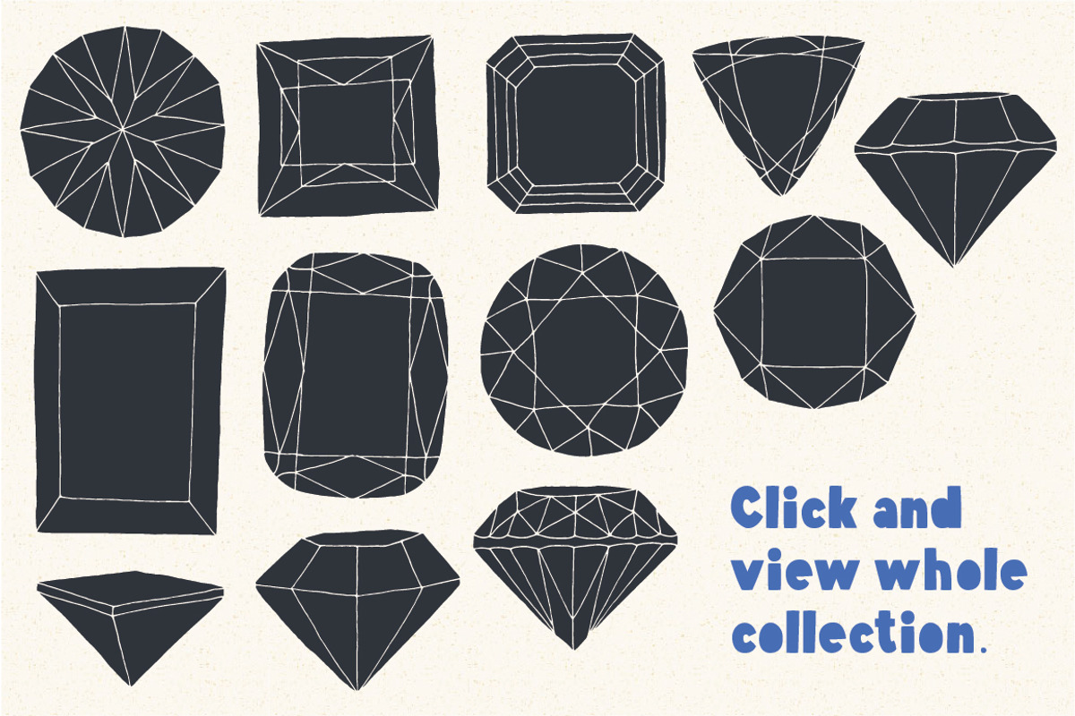 Illustrated Gemstone Pack - Vol I., an Illustration by Vitek Graphic (Photo 6 of 7)