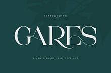 Gares - Elegant Serif Font
