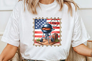 4th of July Postage Stamps Clipart, an Illustration by Pixels.Craft (Thumbnail 4 of 7)