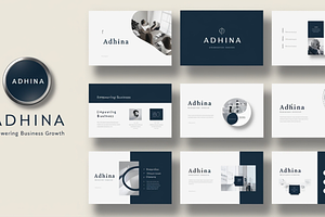 Adhina BusinessPowerPoint Template