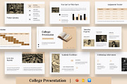 College Presentation Template, a Presentation Template by BumbleGraph Studio (Thumbnail 1 of 4)