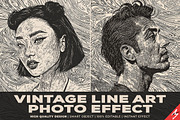 Vintage Line Art Photo Effect, an Action Add-On by Amorjesu.com (Thumbnail 1 of 27)