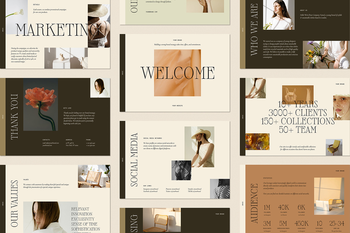 CANVA PS Media Kit Presentation, a Presentation Template by Love Radiation Studio (Photo 3 of 17)