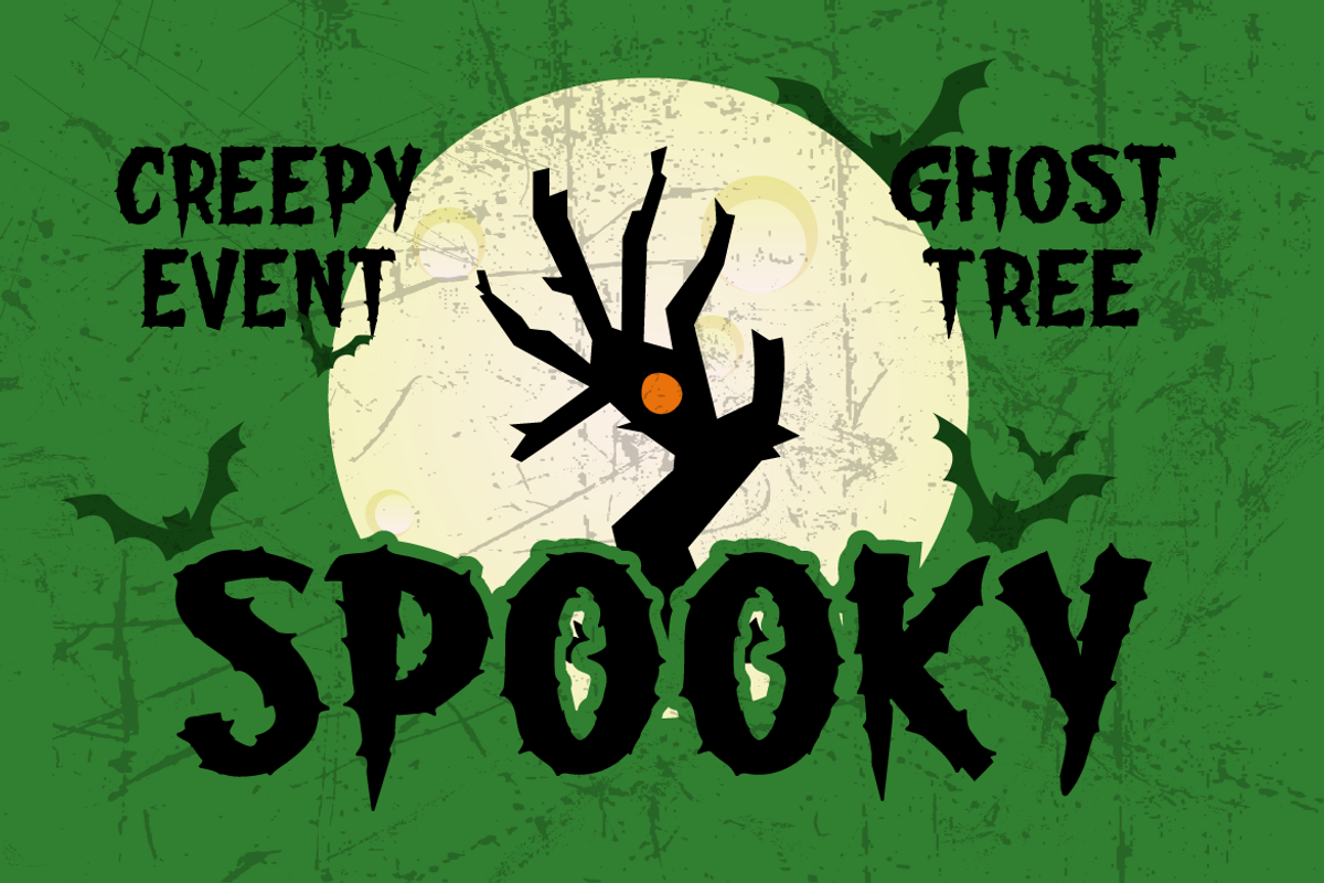 Pumpkin Stare -  Halloween Display, a Font by PutraCetol Studio (Photo 10 of 11)