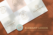 Elegant Line Logos Bundle, a Branding & Logo Template by Vasya Kobelev (Thumbnail 1 of 9)
