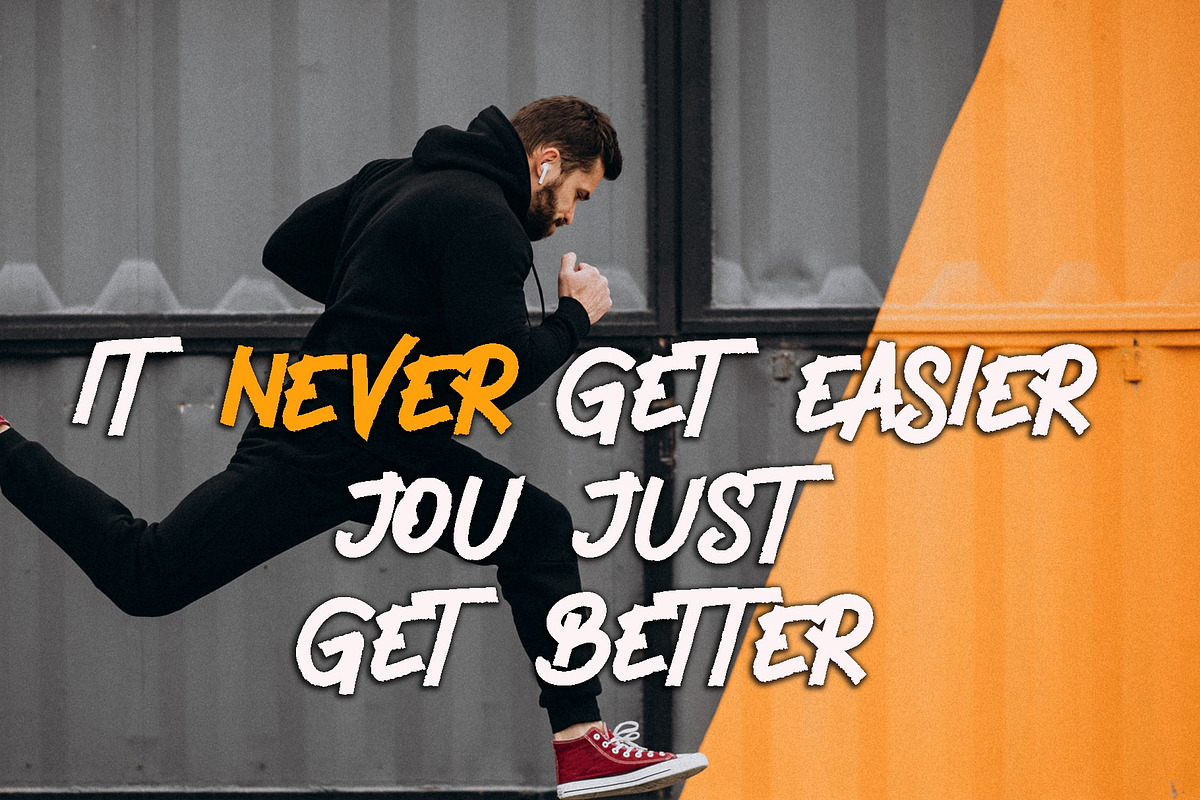 Heavier | Bold Brush Typeface, a Handwritten Font by Creaditive Design (Photo 4 of 10)