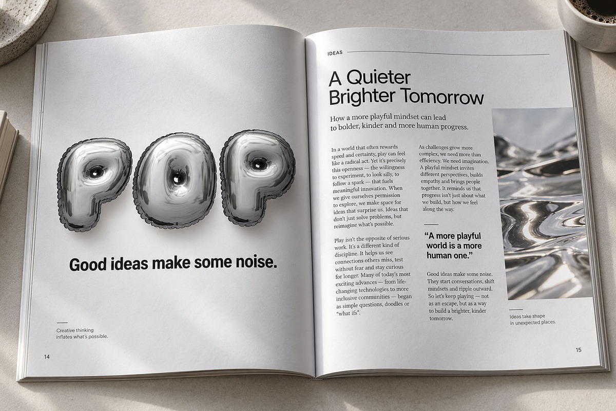 Chrome Balloon Font, a Sans Serif Font by Handmadefont (Photo 10 of 15)
