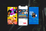 Retro Festfas Instagram | Photoshop, a Social Media Template by Azruca (Thumbnail 3 of 6)