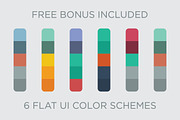 50 flat UI color swatches, a Palette Add-On by Sick Optix (Thumbnail 4 of 4)