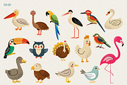 Cute Animals Big Bundle Vector, an Illustration by Hanna's ArtLab (Thumbnail 3 of 5)