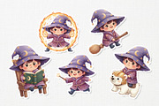 Whimsical Wizard Cute Kids, a Person Illustration by Gohsantosa (Thumbnail 4 of 4)