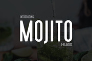 Mojito - Semi Condensed Sans, a Sans Serif Font by Surplus Type Co (Thumbnail 1 of 6)