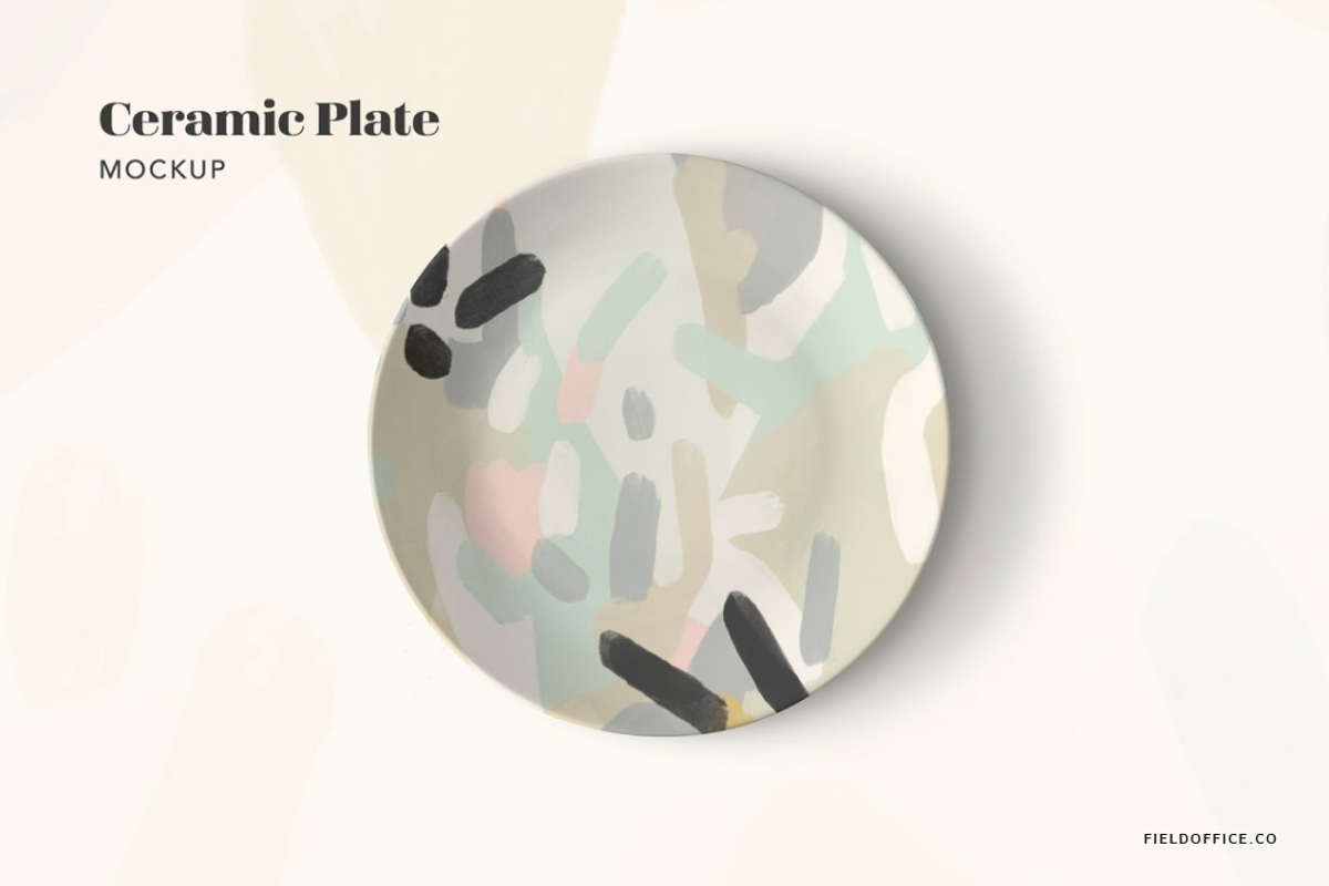Ceramic Plate Mockup, a Household Mockup by Field Office (Photo 2 of 3)