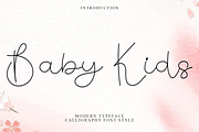 Baby Kids, a Handwritten Font by FreshTypeINK (Thumbnail 1 of 8)