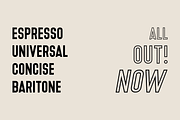 Denso – Font Family, a Font by Stefano Giliberti (Thumbnail 3 of 10)