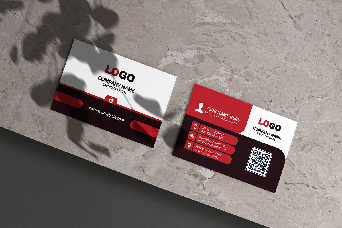 Corporate Red Black & White preview 3