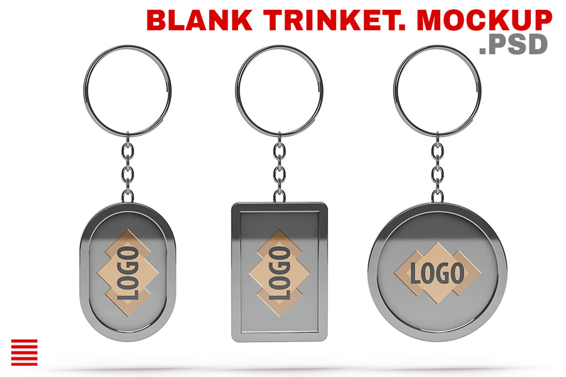 Blank trinket. Mockup, an Advertising Mockup by 3D Graphics Shop