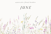 Waterolor Floral Borders Bundle, a Decorative Illustration by Lana Elanor (Thumbnail 53 of 97)