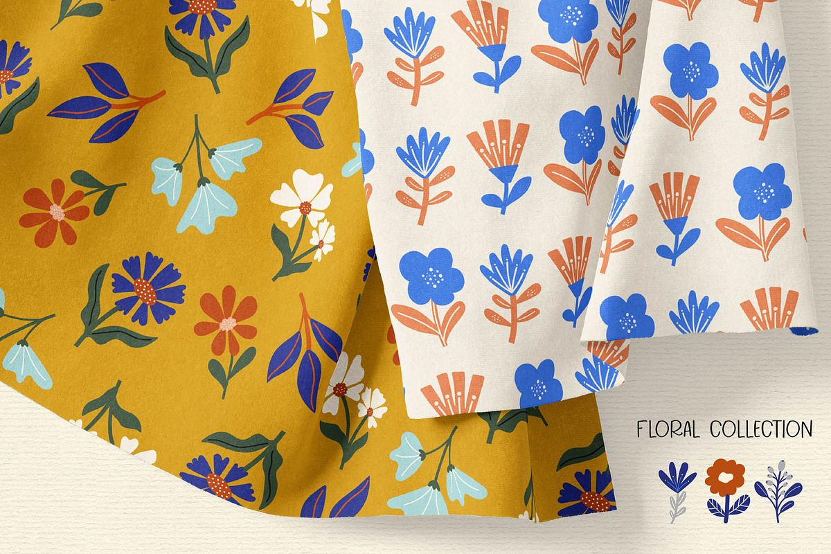 Wildflower Meadow patterns & clipart, a Pattern Graphic by EltaMaxArt (Photo 6 of 8)