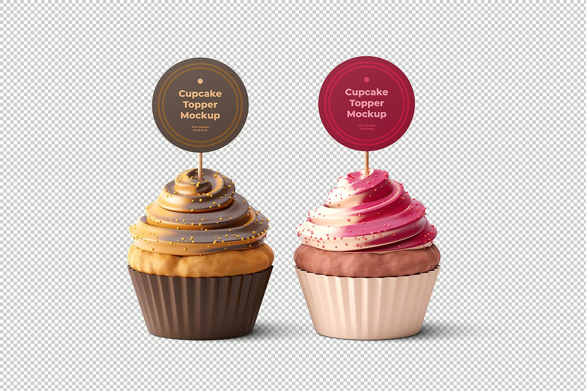 Cupcake Mockup, a Product Mockup by zpackcreative (Photo 4 of 4)
