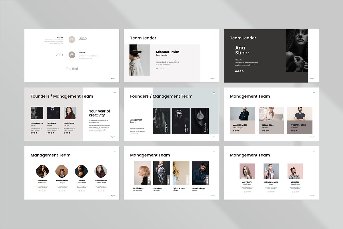 Business Plan PowerPoint Template, a Presentation Template by creathrivestudio (Photo 18 of 37)