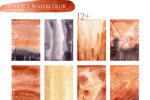 Abstract Watercolor Set