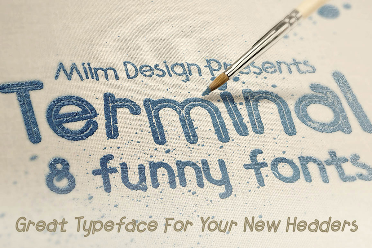 Terminal - Funny Font preview 4