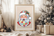 Patchwork Santa Claus Png, Retro Chr, an Illustration by Libby Wishes (Thumbnail 6 of 8)
