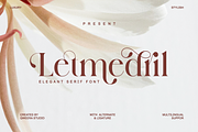 Lemedril - Elegant Modern Stylish, a Serif Font by Qweera Studio (Thumbnail 1 of 12)