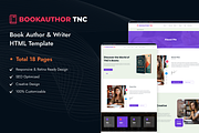 BookAuthor TNC, Author Web Template, a HTML Template by TNCFlow (Thumbnail 1 of 5)