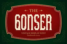 Gonser - Vintage Serif Typeface