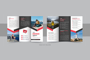 Travel agency trifold brochure, a Brochure Template by Pavel_design