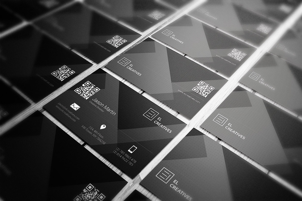 Dark Creative Business Card, a Business Card Template by bouncy (Photo 3 of 4)