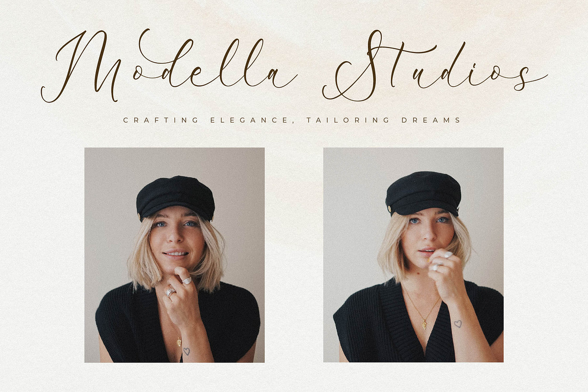 Peach Mondela Beauty Calligraphy, a Script Font by Storytype Studio (Photo 8 of 15)