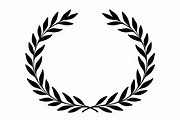 Laurel Wreath Silhouette Set, an Illustration by hafijul (Thumbnail 4 of 9)