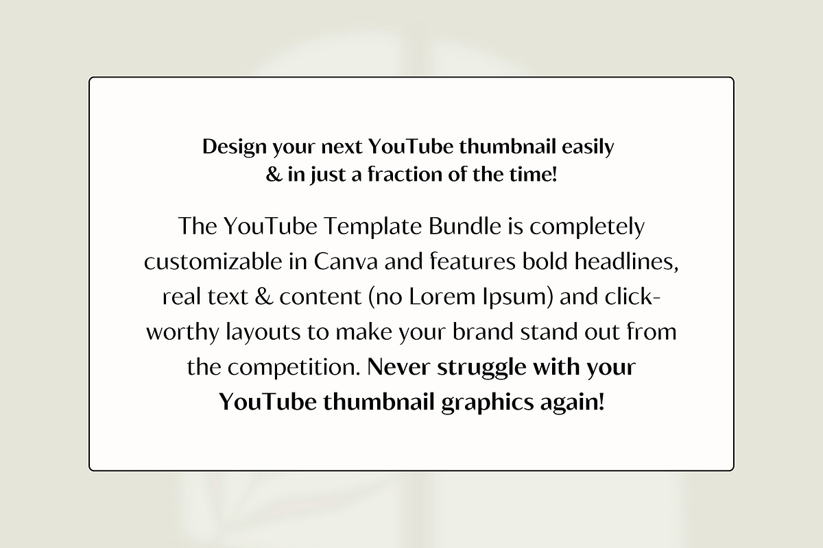 Canva YouTube Thumbnail Templates, a Social Media Template by Fallon Gerst (Photo 8 of 19)