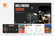 Black Red Modern Cinema Presentation, a Presentation Template by Eklip Studio (Thumbnail 1 of 6)