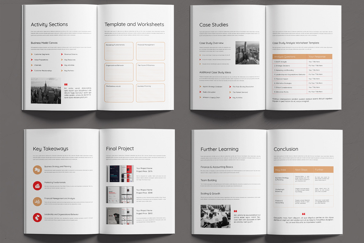 Course Workbook Layout, a Brochure Template by MightyDesign (Photo 3 of 6)