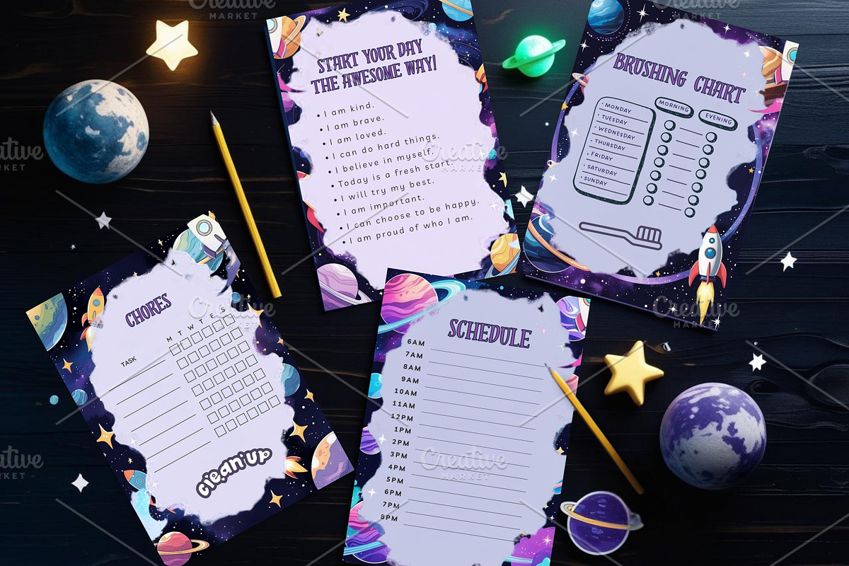 Space Adventure Kid Printable Bundle, a Print Template by Sunny Jar Designs (Photo 1 of 3)
