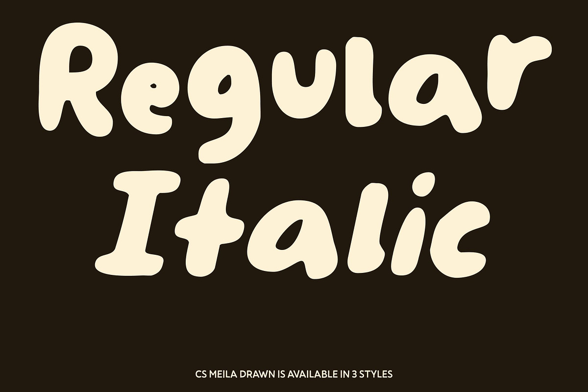 CS Meila Drawn, a Sans Serif Font by Craft Supply Co. (Photo 3 of 8)