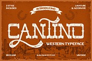Cantino, a Slab Serif Font by Burntilldead (Thumbnail 1 of 12)